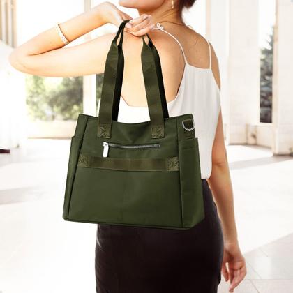 Imagem de Bolsa Feminina de Ombro com Zíper Estilo e Praticidade