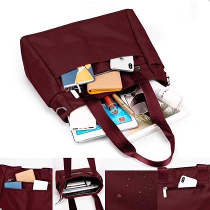 Imagem de Bolsa Feminina de Ombro com Zíper Estilo e Praticidade