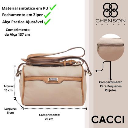 Imagem de Bolsa Feminina Elegante Moderna Ajustável Chenson