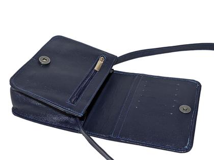 Imagem de Bolsa Feminina Em Couro Legitimo Transversal Alça Ajustável Pequena Clássica Prática