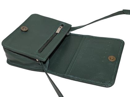 Imagem de Bolsa Feminina Em Couro Legitimo Transversal Alça Ajustável Pequena Clássica Prática