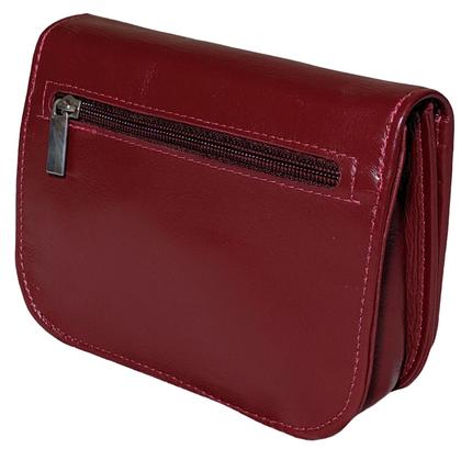 Imagem de Bolsa Feminina Em Couro Legitimo Transversal Alça Ajustável Pequena Clássica Prática