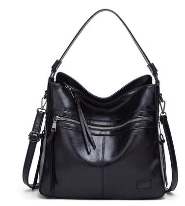 Imagem de Bolsa Feminina Grande Com Divisória Elegante Com Alça de Ombro e Transversal Dia a Dia Passeio Trabalho Reforçada Alto Padrão