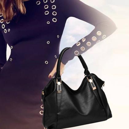 Imagem de Bolsa Feminina Grande Preto Tiracolo Blogueira Casual Trabalho