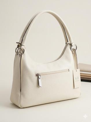 Imagem de Bolsa feminina hobo off white V&v Finder
