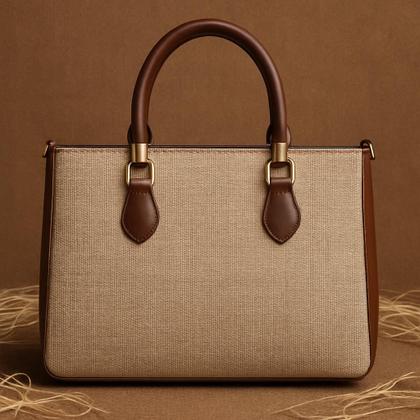 Imagem de Bolsa feminina lorena palha com alça de regulagem bolsa lançamento com material estilo palha