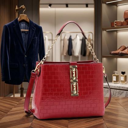 Imagem de Bolsa Feminina Mão Trabalho Matelassê Elegance Chenson