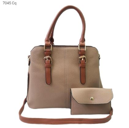 Imagem de Bolsa Feminina Mão / Transversal Kit 2 pçs com Mini Necessaire 7045