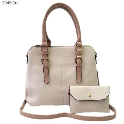 Imagem de Bolsa Feminina Mão / Transversal Kit 2 pçs com Mini Necessaire 7045