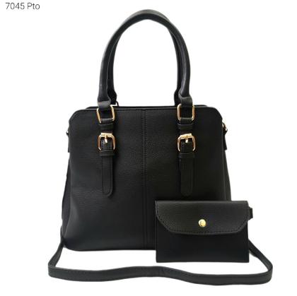 Imagem de Bolsa Feminina Mão / Transversal Kit 2 pçs com Mini Necessaire 7045