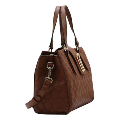 Imagem de Bolsa Feminina Mão Transversal Texturizada Elegante Chenson