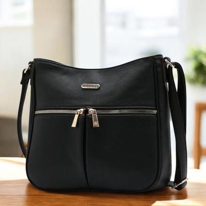 Imagem de Bolsa Feminina Média Alça Transversal Passeio Leve Chenson