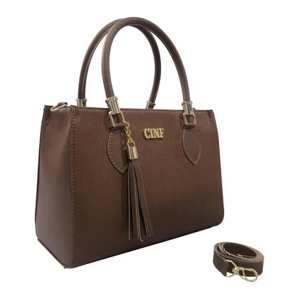 Imagem de Bolsa Feminina Média de Ombro + Carteira Kit Com 2 Peças