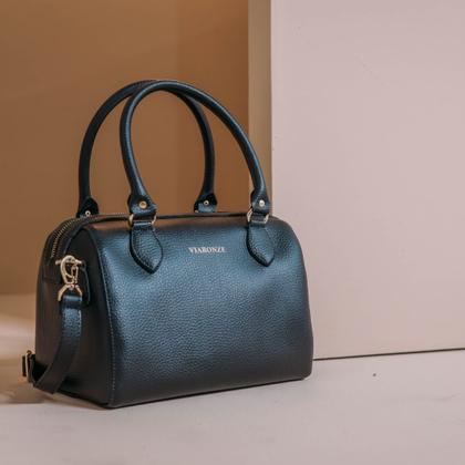 Imagem de Bolsa Feminina Média Modelo Báu Tiracolo Regulável - Preto