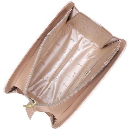 Imagem de Bolsa Feminina Metalassê Bicolor Santorini Handbag Nude/Creme