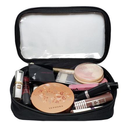 Imagem de Bolsa Feminina Mochila Termica Grande Porta Maquiagem Manicure Esmaltes Maquiadores Profissionais