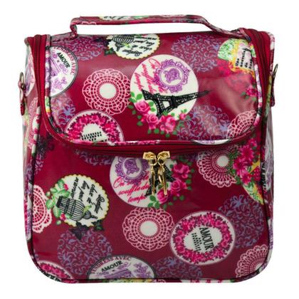 Imagem de Bolsa Feminina Necessaire Térmica Paris Vinho CBRN16990