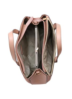 Imagem de Bolsa Feminina Nude Chenson Original - Elemento Gráfico Casual - Alça de Ombro