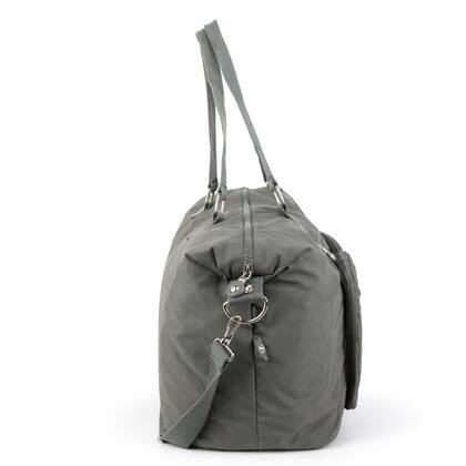 Imagem de Bolsa Feminina Nylon Grande Ombro Tiracolo Multi Compartimentos Zíper Dia a Dia Trabalho