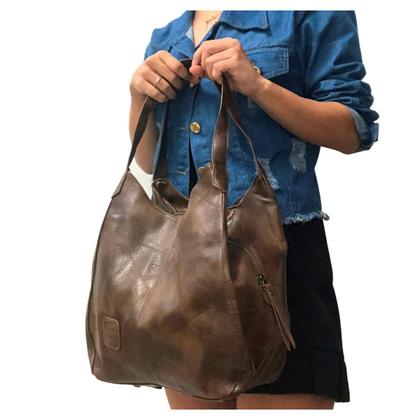 Imagem de Bolsa Feminina Ombro Couro Viagem Trabalho Passeio Linda