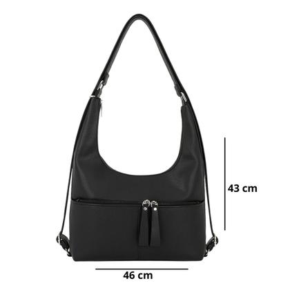 Imagem de Bolsa Feminina Ombro Mochila Social Elegante Bag Moda Luxo