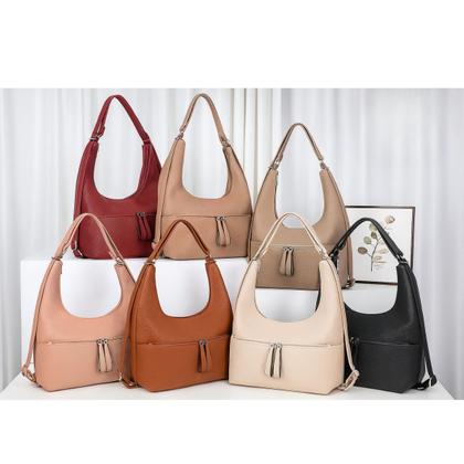 Imagem de Bolsa Feminina Ombro Mochila Social Elegante Bag Moda Luxo
