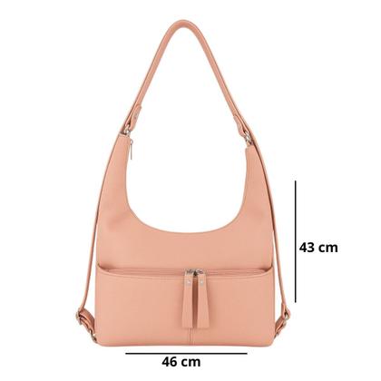 Imagem de Bolsa Feminina Ombro Mochila Social Elegante Bag Moda Luxo