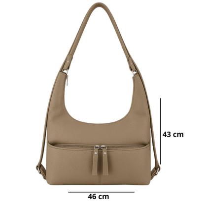 Imagem de Bolsa Feminina Ombro Mochila Social Elegante Bag Moda Luxo