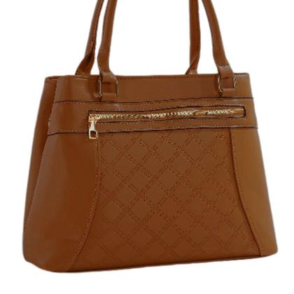 Imagem de Bolsa Feminina Ombro Texturizada Geométrica