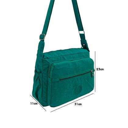 Imagem de Bolsa Feminina ombro Transversal Resistente Leve Moderna Estilosa Casual Trabalho Media Vários Bolsos