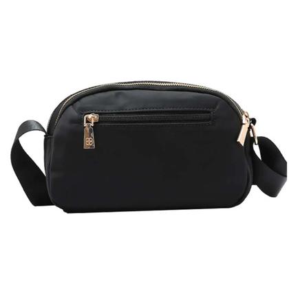 Imagem de Bolsa Feminina Original Twill Nylon Transversal Chenson 84948 Preto