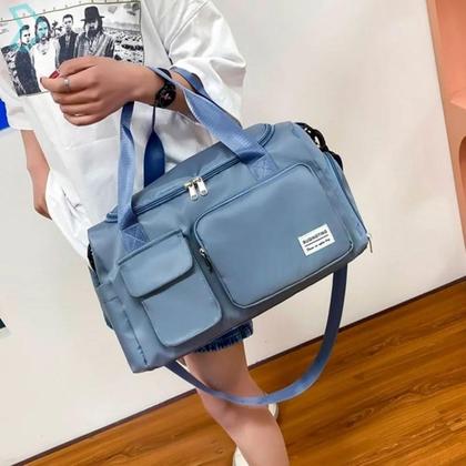 Imagem de Bolsa Feminina Para Academia Esportiva Mala Viagem Mochila Transversal Fitness Treino Dia a Dia