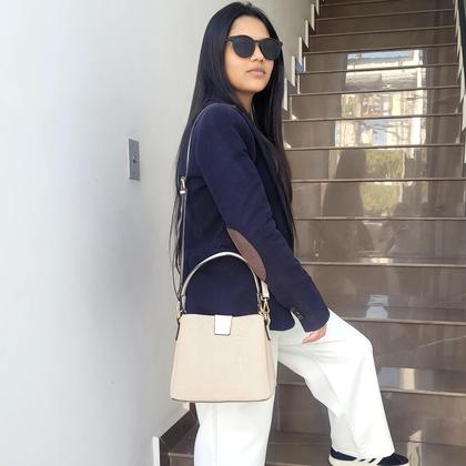 Imagem de Bolsa Feminina Pequena Alça de Mão Ombro Tiracolo Moderna