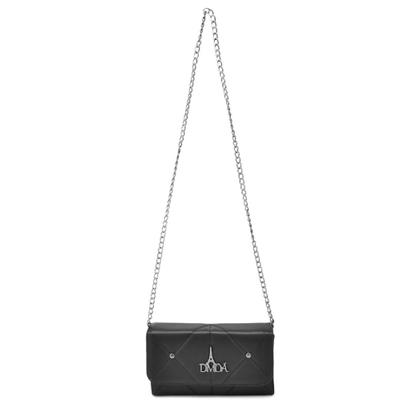 Imagem de Bolsa Feminina Pequena Com Alça De Corrente Festa Balada Blogueira TikTok - Preta