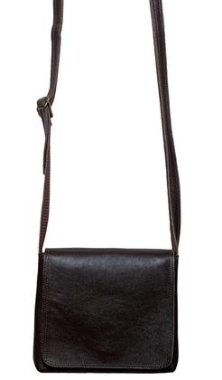 Imagem de Bolsa Feminina Pequena Couro Legitimo Bolsinha Transversal Alça Regulável