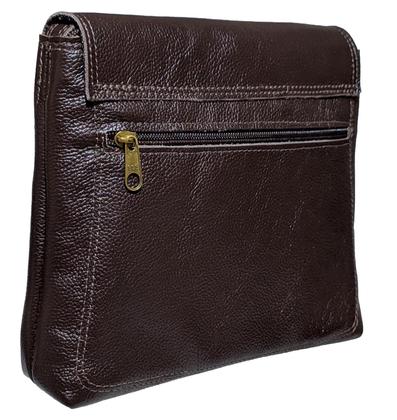 Imagem de Bolsa Feminina Pequena Couro Legitimo Bolsinha Transversal Alça Regulável