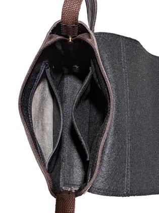 Imagem de Bolsa Feminina Pequena Couro Legitimo Bolsinha Transversal Alça Regulável