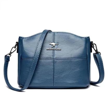 Imagem de Bolsa Feminina Pequena de Couro Macio - Bolsa de Ombro Crossbody Elegante 2023