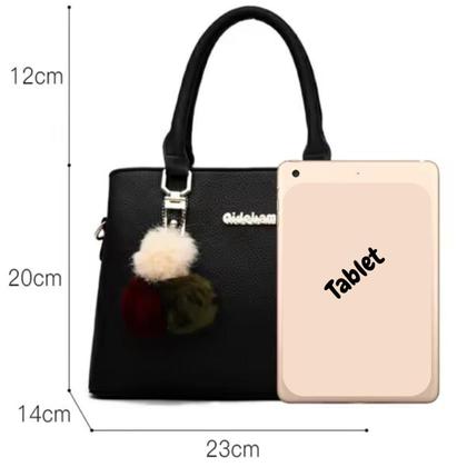 Imagem de Bolsa Feminina Pequena Transversal E Alça De Mão Tote Barata Simples Fosca Com Alça Presente Divisórias Espaçosa Porta Celular