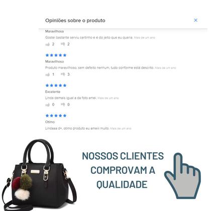 Imagem de Bolsa Feminina Pequena Transversal E Alça De Mão Tote Barata Simples Fosca Com Alça Presente Divisórias Espaçosa Porta Celular