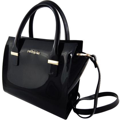 Imagem de Bolsa Feminina Petite Jolie Love Verniz Preto Pj5214