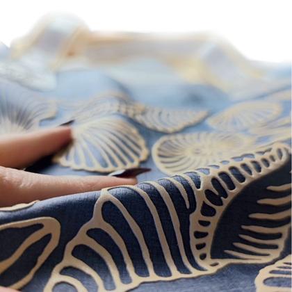 Imagem de Bolsa Feminina Praia Com Relevo 3D Necessaire Azul Magicc BN-239