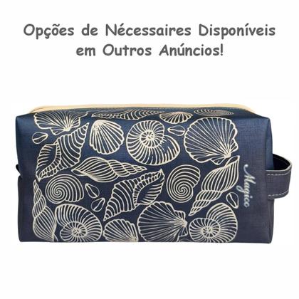 Imagem de Bolsa Feminina Praia Com Relevo 3D Necessaire Azul Magicc BN-239
