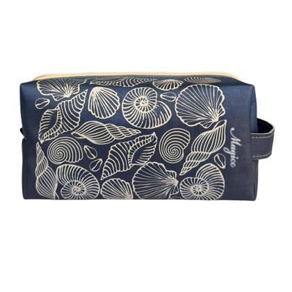 Imagem de Bolsa Feminina Praia Com Relevo 3D Necessaire Azul Magicc BN-239
