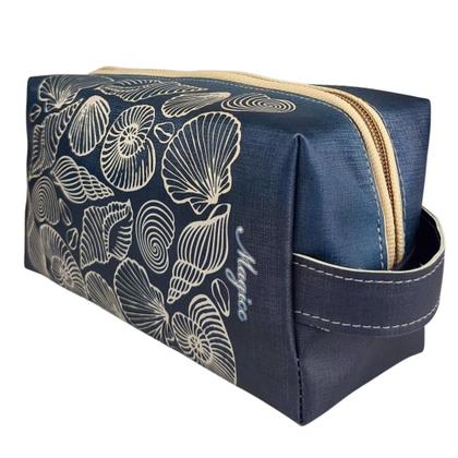 Imagem de Bolsa Feminina Praia Com Relevo 3D Necessaire Azul Magicc BN-239