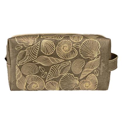 Imagem de Bolsa Feminina Praia Com Relevo 3D Necessaire Marrom Magicc BN-240