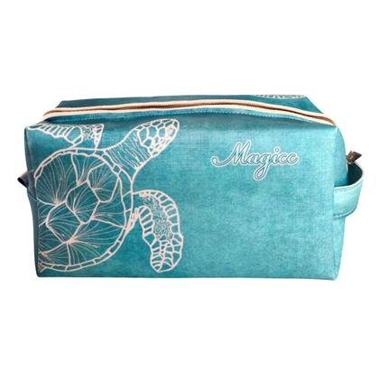 Imagem de Bolsa Feminina Praia Com Relevo 3D Necessaire Tartaruga Magicc BN-243