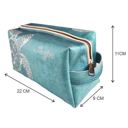 Imagem de Bolsa Feminina Praia Com Relevo 3D Necessaire Tartaruga Magicc BN-243