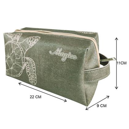 Imagem de Bolsa Feminina Praia Com Relevo 3D Necessaire Tartaruga Magicc BN-244