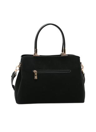 Imagem de Bolsa Feminina Preta Chenson Original - Relevo Monograma - Alça de Mão